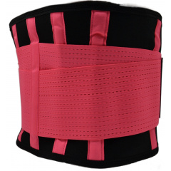 Пояс компресійний MadMax MFA-277 Slimming belt S Black/rubine red Дзензелевка