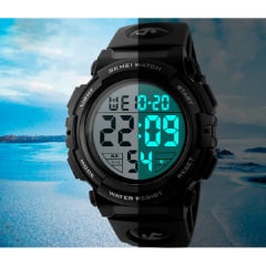Годинник спортивний Skmei 1258 Чорний 1591352799 Черкаси