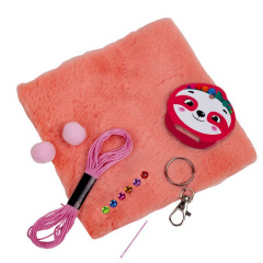 Набір для творчості "Sewing art. Sloth" Vladi Toys VT4205-07 прикраса своїми руками Ворожба
