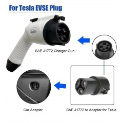 Перехідник Type 1 J1772-Tesla Bluefield Black (92050569) Ладан