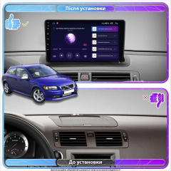 Штатна магнітола 9 Lesko для Volvo C30 I 2006-2010 1/16Gb Base Черновцы