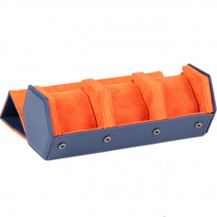 Кейс для годинників Salvadore PB/3176/3.BLU-OR 230х100х85 мм Синьо-помаранчевий Косов