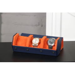 Кейс для годинників Salvadore PB/3176/3.BLU-OR 230х100х85 мм Синьо-помаранчевий Косов