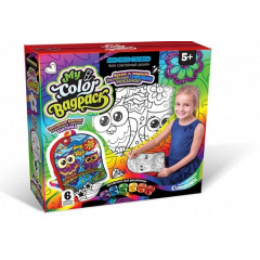 Комплект креативної творчості "My Color BagPack" Danko Toys CBP-01 рюкзак-розмальовка Сови Доманівка