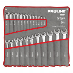 Набір ключів ріжкових Proline 35324 CrV 24 шт 6-22 мм Полтава