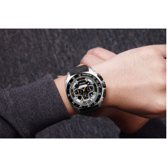 Чоловічий годинник Megir 2056 Todest Silver/Black Кривой Рог
