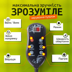 Масажна роликова подушка Brillix PMP-8029 Чорний (PMP-8029) Костопіль