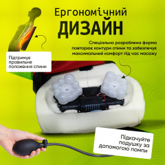 Масажна роликова подушка Brillix PMP-8029 Чорний (PMP-8029) Костопіль