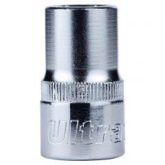 Насадка шестигранна коротка 1/2" 13мм CrV ULTRA (6070132) Калуш