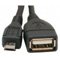 Кабель Atcom USB 2.0 AF/MicroBM 0,8 м OTG Киев