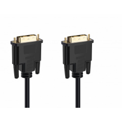 Кабель PrologiX DVI/DVI M/M Single link 181 1.8 м Black PR-DVI-DVI-P-05-28-18m Київ