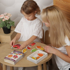 Набір магнітів Baby puzzle "Фрукти і овочі" Magdum ML4031-25 EN Бердичів
