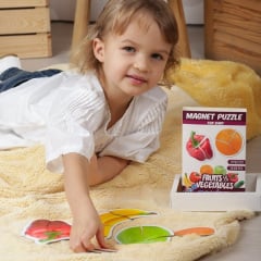 Набір магнітів Baby puzzle "Фрукти і овочі" Magdum ML4031-25 EN Бердичів