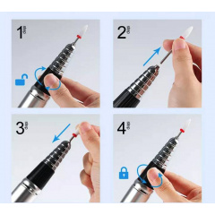 Фрезер для манікюру з педаллю SML Nail Sander M12 Білий Веселе