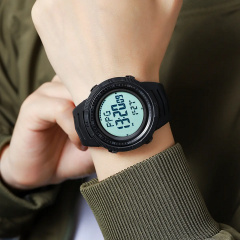 Годинник чоловічий спортивний з компасом Skmei 2147 Compass Чорний Кременчуг