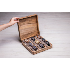 Органайзер для зберігання годинників ecoWalnut 7х26.5х26.5 см Львів