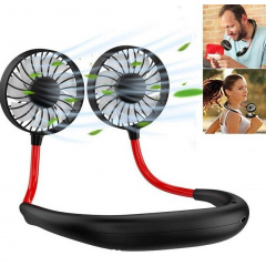 Вентилятор на шию портативний OPT-TOP Neck Fan SN з акумулятором Чорний (2104618574) Івано-Франківськ