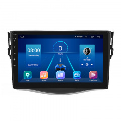 Штатная автомагнитола Lesko Toyota RAV4 2007-2012 гг 10" 2/32 4G Premium GPS Android (8480-33216) Вишневе