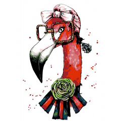 Картина за номерами Rosa Fashion Flamingo 35х45см N00013207 Каменка-Днепровская