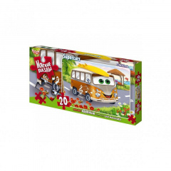 М'які пазли "Автобус" Danko Toys S20-09-04, 20 елементів Нововолынск