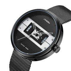 Чоловічий наручний годинник Sinobi S9825G 11S9825G02 Чорний Славута