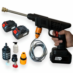 Автомийка високого тиску з кейсом Cleaning Gun 68V 2 акумулятори (2193487655) Калуш