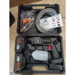 Автомийка високого тиску з кейсом Cleaning Gun 68V 2 акумулятори (2193487655) Калуш