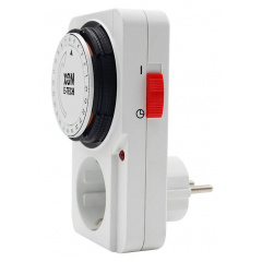 Розетка з таймером електро-механічна добова XON E-Tech SwitchTimer X232 16А 230В Білий (XSTLB012415W 7300) Володарск-Волынский