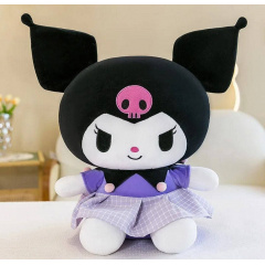 М'яка іграшка колекційна Hello Kitty аніме Куромі у фіолетовому платті 55 см Різнокольоровий (1006) Мукачево