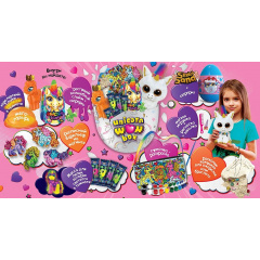 Игрушка-сюрприз Dankotoys Unicorn WOW Box укр малиновый (UWB-01-01U) Володимир-Волинський