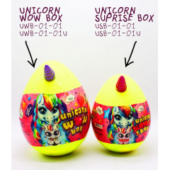 Игрушка-сюрприз Dankotoys Unicorn WOW Box укр малиновый (UWB-01-01U) Володимир-Волинський