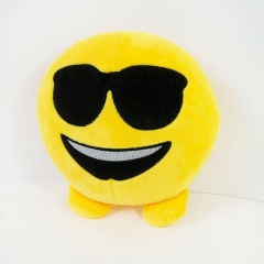М'яка іграшка Weber Toys смайлик emoji крутишка 18см (WT620) Обухов