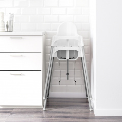 Дитячий стільчик IKEA ANTILOP високий з піддончиком срібло 290.672.93 Івано-Франківськ