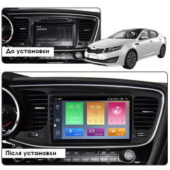 Штатна магнітола Lesko для Kia K5 I Рестайлінг 2013-2015 екран 9 2/32Gb/ Premium Киев