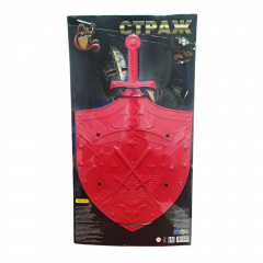 Ігровий набір "Страж" Mtoys 21233 щит + меч червоний Покровськ
