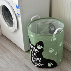 Кошик для іграшок AOLY 40х50 см Котик Зелений Boya Нове