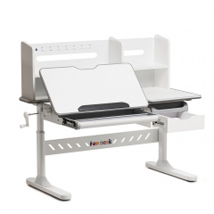 Парта-трансформер для підлітка Fundesk Fiore II 1200 x 600 x 520 -760 мм Grey Боярка