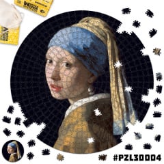 Дерев'яні пазли Wortex Woods Дівчина з перлиною сережкою 50х50 см 508 елементи амеби PZL30004L Киев