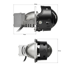 Комплект світлодіодних лінз Kamiso Aozoom ALPD23-02 Truck Bi-LED 24V 48/58W Червоноград