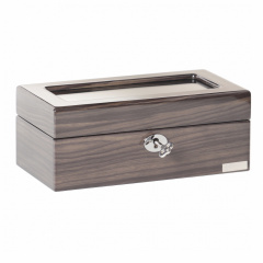 Скринька для зберігання годинників Salvadore WB/3085/BGB 23х12х9 см Коричнево-чорний Рівне