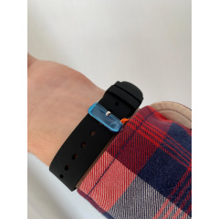 Наручний годинник чоловічий Skmei Rubber Black 9068 Чорний (1525) Кременець