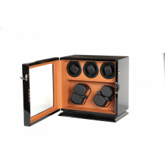 Скринька Salvadore для підзаводу 7 годинників 2905/BBR/DF 20x32x30 см Коричнево-чорний Березне