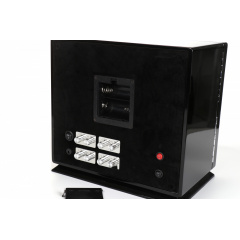 Скринька Salvadore для підзаводу 7 годинників 2905/BBR/DF 20x32x30 см Коричнево-чорний Березне