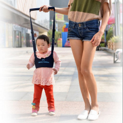 Набір дитячі віжки-ходунки Walking Assistant Moby Baby Синій та Слюнявчик на кнопці Білий (vol-1055) Херсон