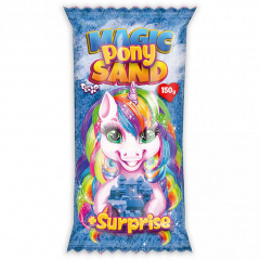 Кинетический песок "Magic Pony Sand" Danko Toys MPS-01 рус 150 г Синий Михайлівка