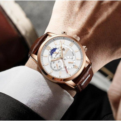 Годинник наручний Lege Signature Коричневий Київ