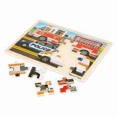 Пазл Melissa&Doug "Спецмашини" 24 елементи 30х40 см MD9062 Бердичів