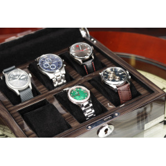 Скринька для зберігання годинників Salvadore WB/3035/6BGB 230х95х230 мм Коричнево-чорний Братское