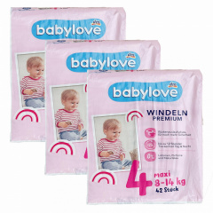 Підгузки Babylove Premium 4 Maxi 8-14 кг 126 шт Ровно
