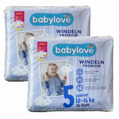 Підгузки Babylove Premium 5 Junior (10-16 кг) 72 шт Якимівка